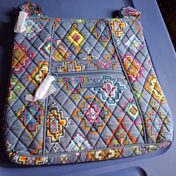 Vera Bradley Handbags - Vera Bradley Triple Zip Hipster “Painted Medallions”. NWT